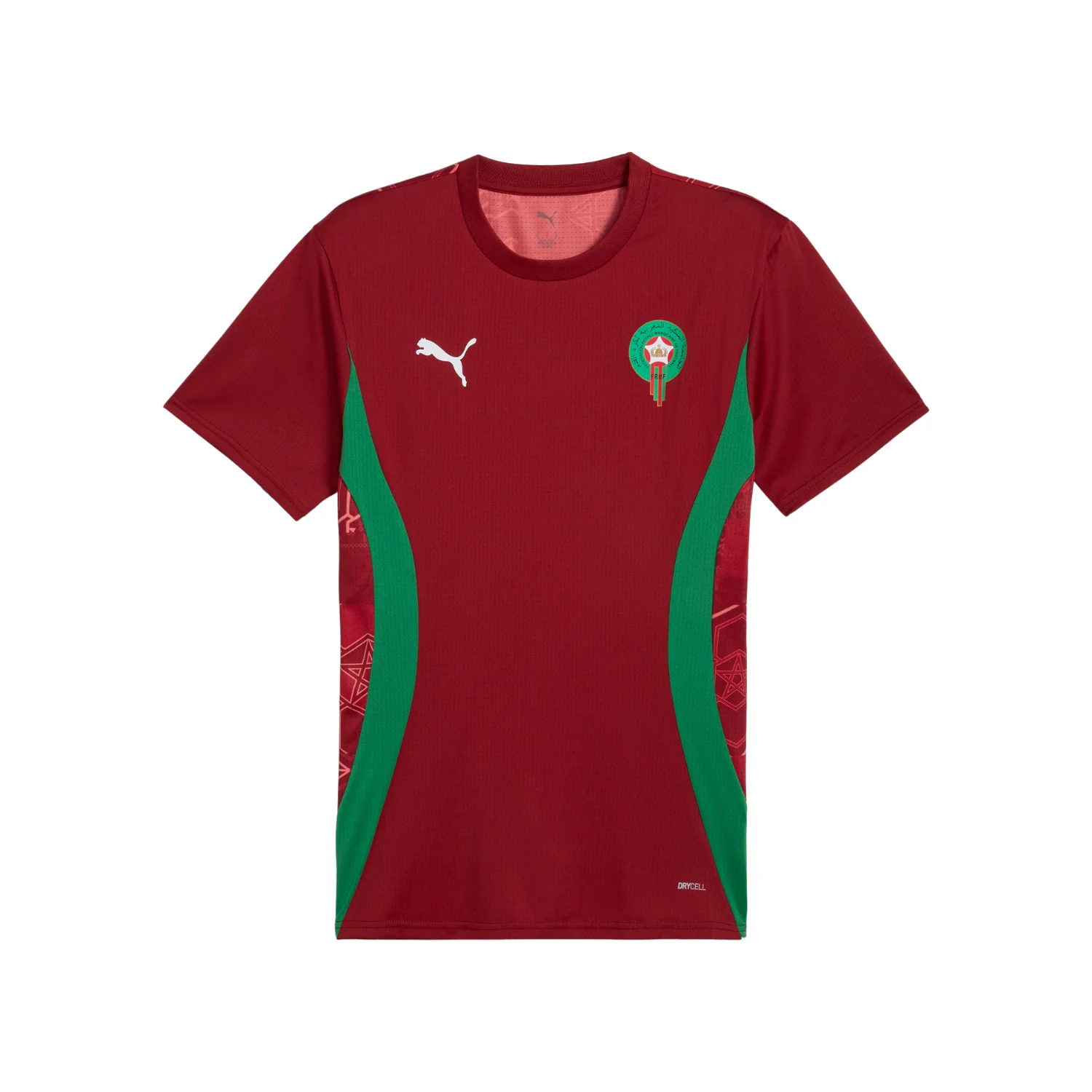 Morocco Pre-Match Shirt 25/26 - Intense Red/Archive Green