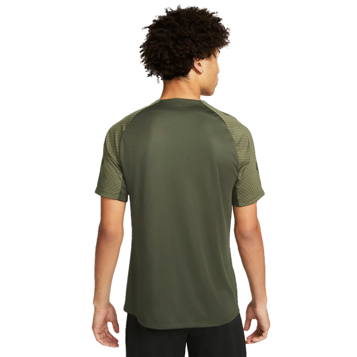 Nike Dri-FIT Strike Top - Cargo Khaki/White - Image 2