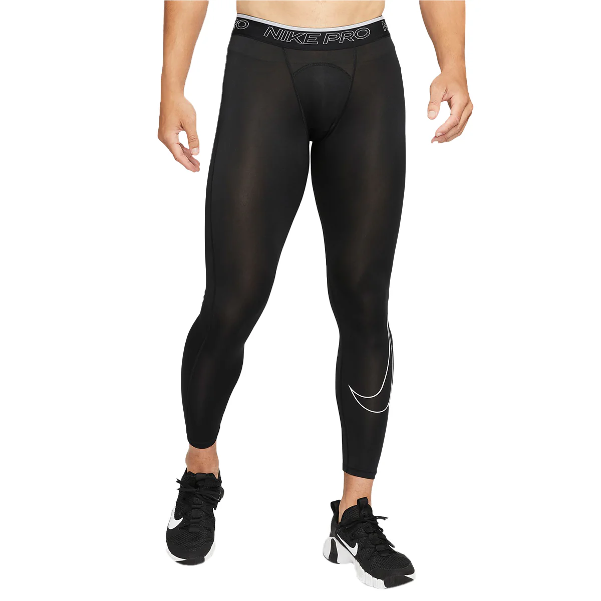 Pro Dri-Fit Tight Pants Black/White