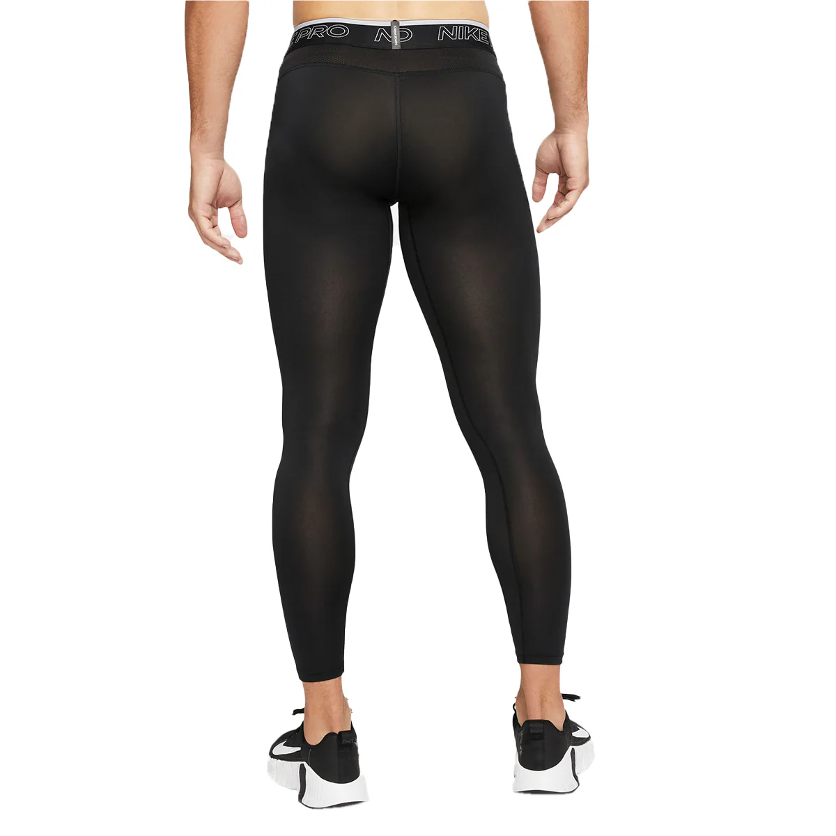 Pro Dri-Fit Tight Pants Black/White - Image 2