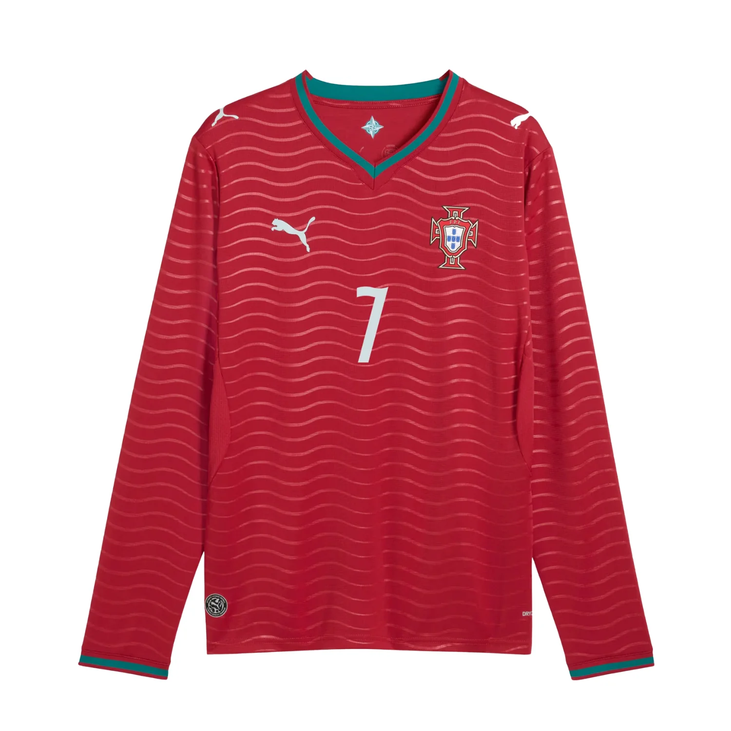 Portugal Stadium L/S Home Shirt 26 - Ronaldo 7
