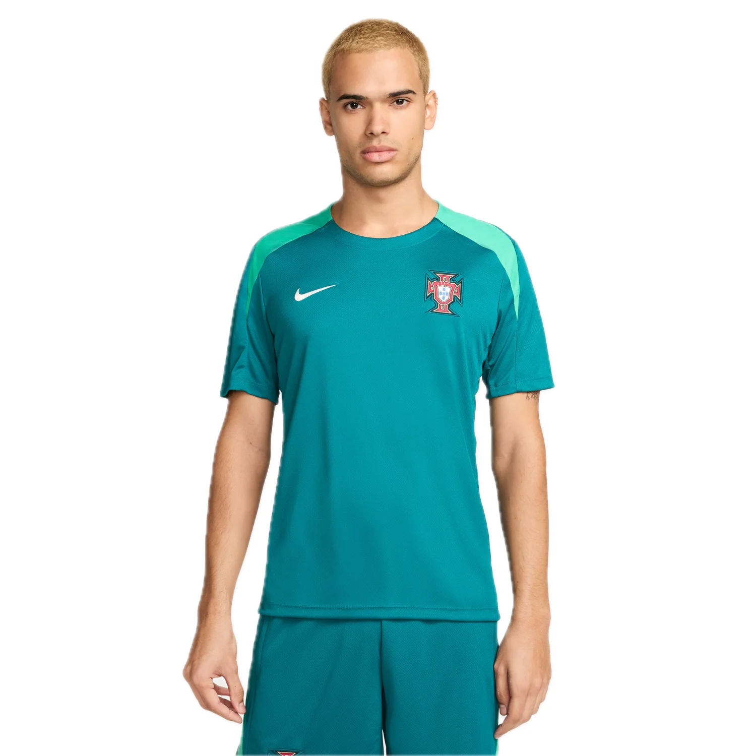 Portugal Strike Shirt 24/25 - Geode Teal/Kinetic Green/Sail