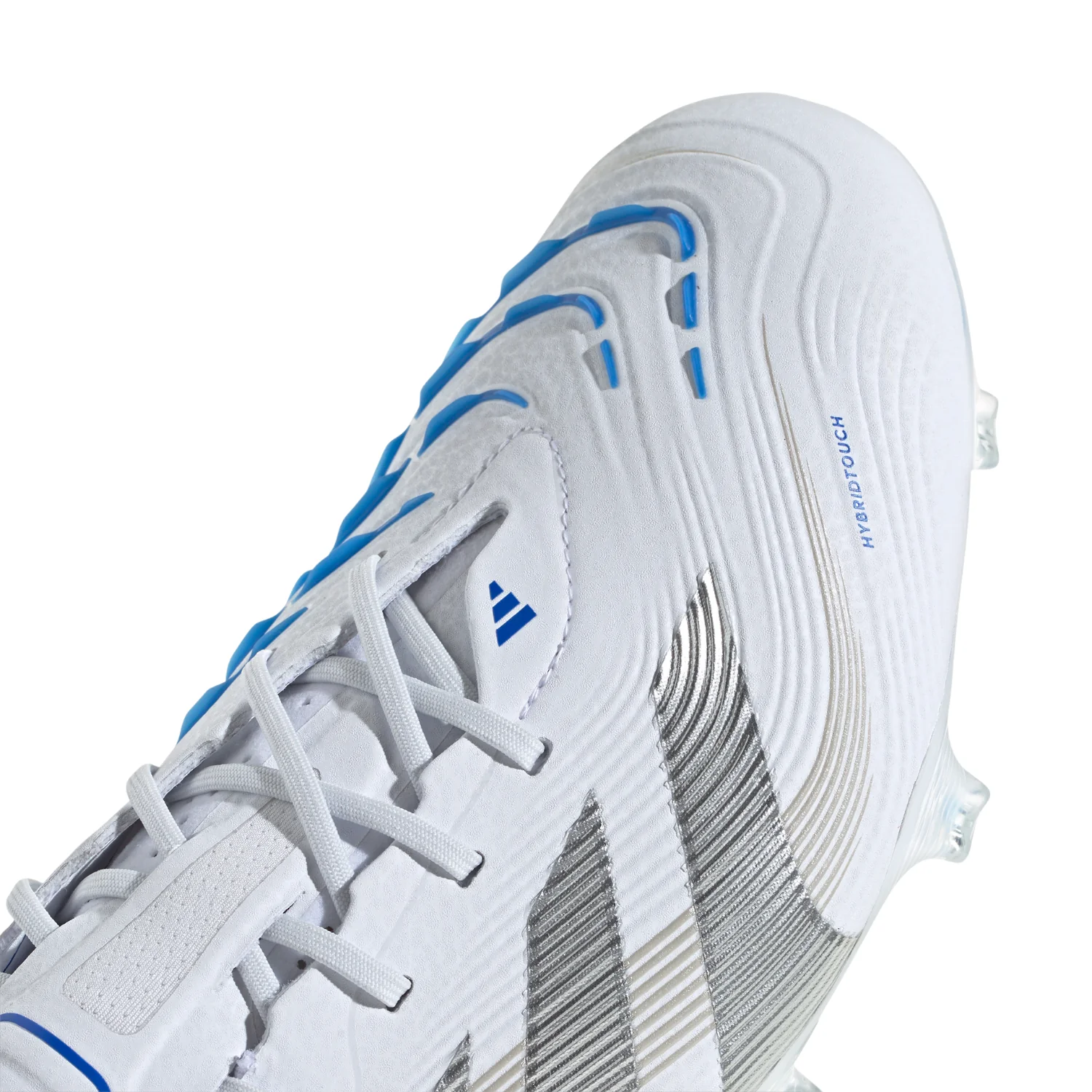 Predator Elite FG - Cloud White/Silver Metallic/Bright Royal - Image 4