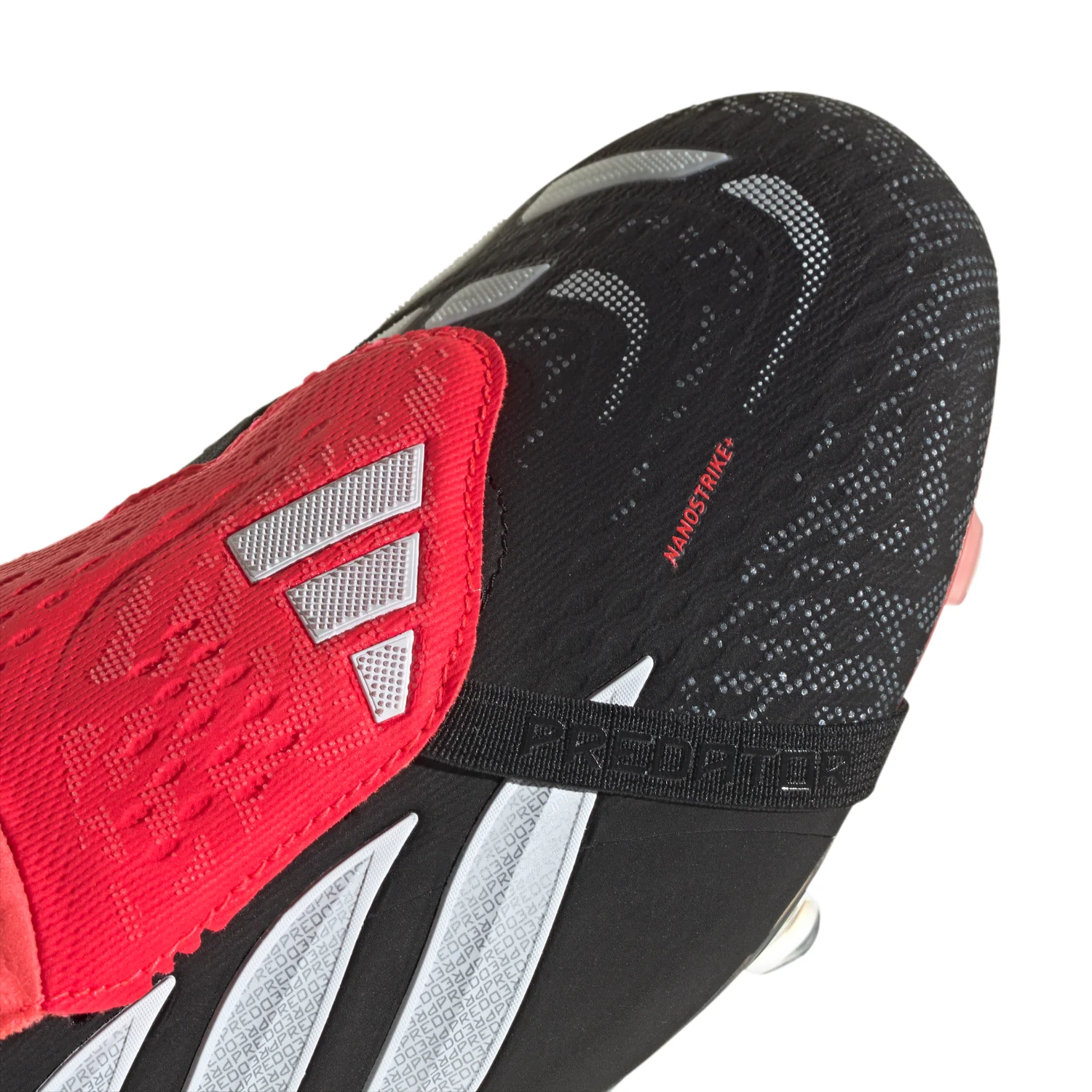 Predator Elite FT FG - Core Black/Footwear White/Lucid Red - Image 3