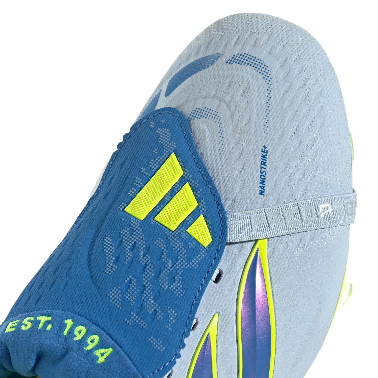 Predator Elite FT FG - Crystal Sky/Ray Blue/Team Solar Yellow - Image 3
