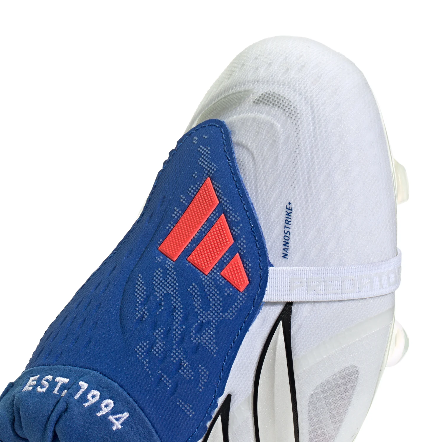 Predator Elite FT FG JB - Footwear White/Zero Metallic/Team Royal Blue - Image 4