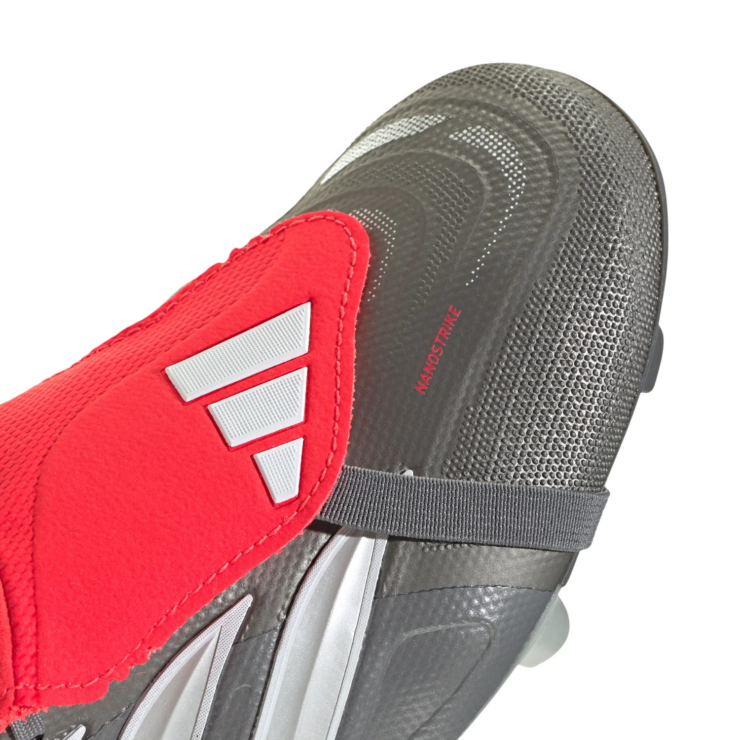 Predator League FT FG - Iron Metal/White Metal/Lucid Red - Image 3