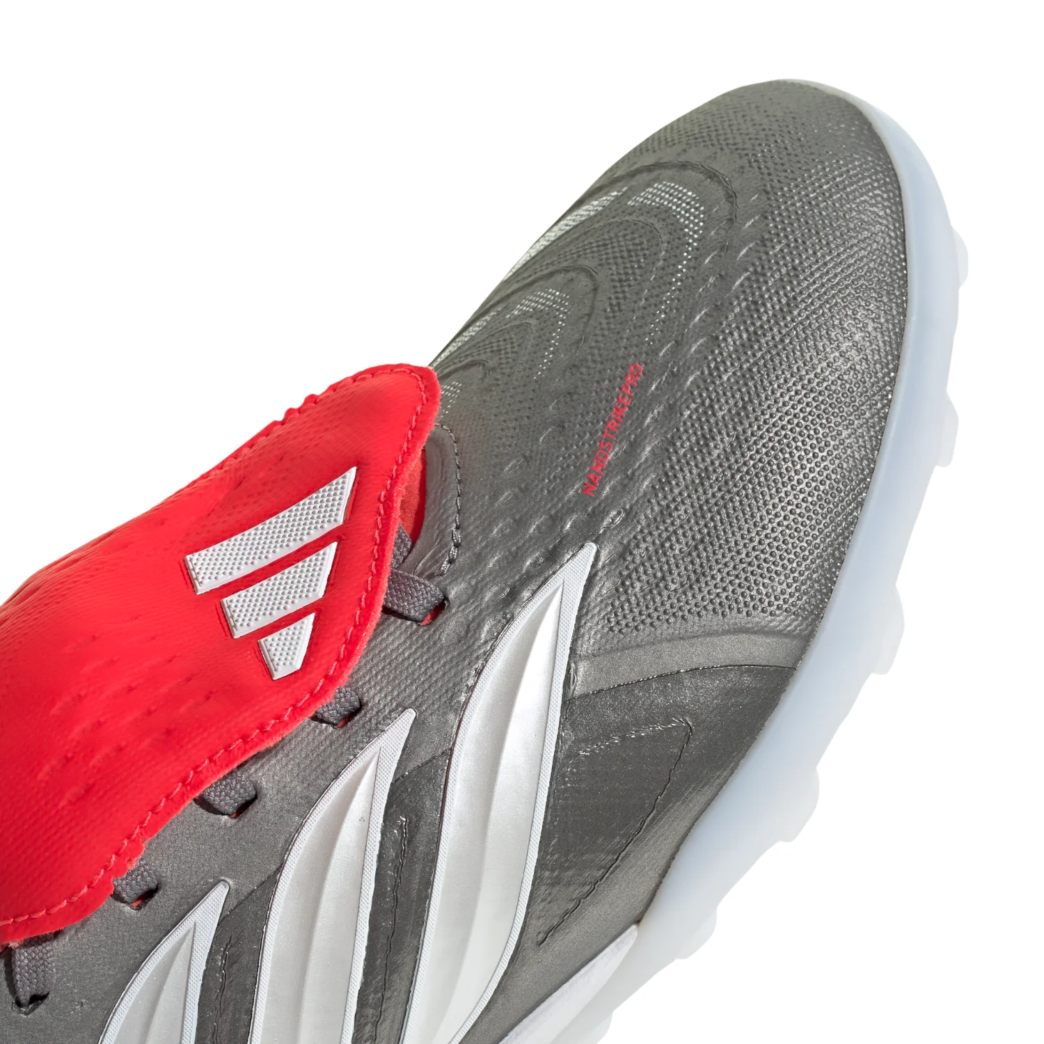 Predator Pro FT TF - Iron Metal/White Metal/Lucid Red - Image 3
