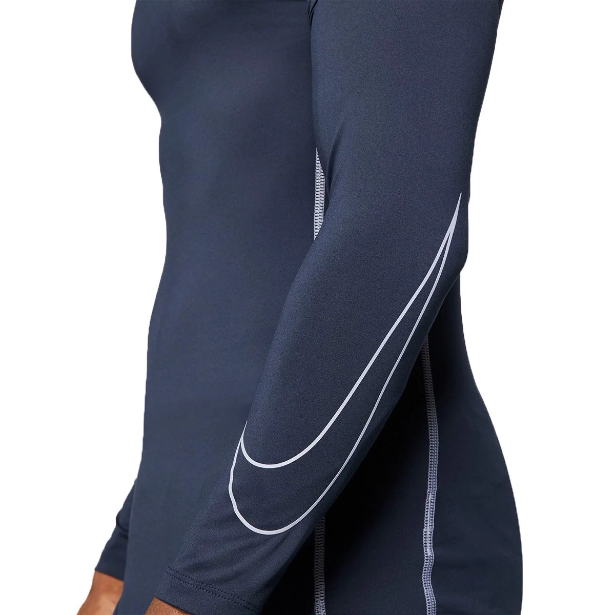 Pro Dri-Fit Tight Top LS Obsidian/Iron Purple - Image 2