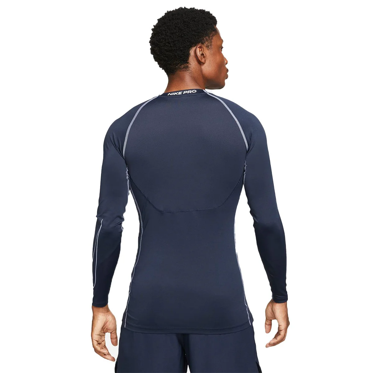 Pro Dri-Fit Tight Top LS Obsidian/Iron Purple - Image 3