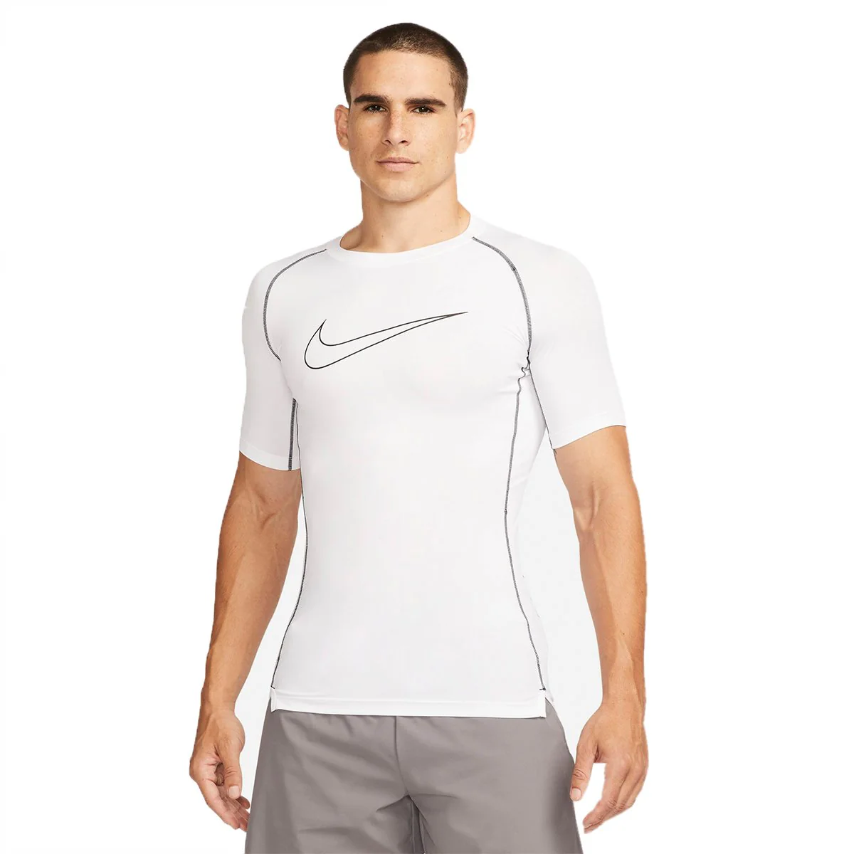 Pro Dri-Fit Tight Top SS White/Black