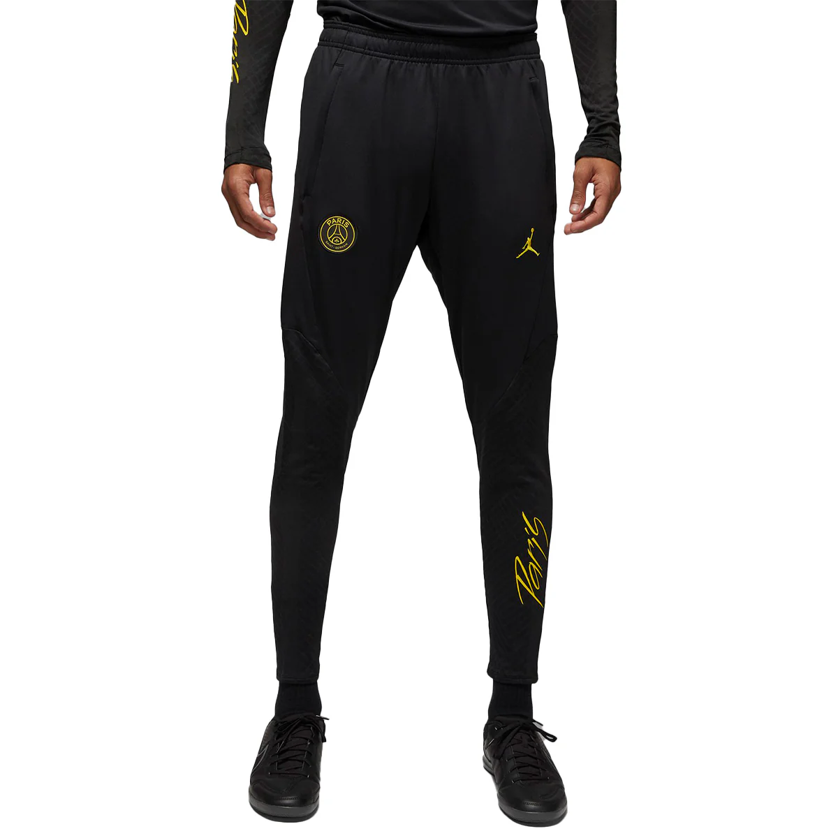 PSG Dri-FIT Strike Pants 4th - Black/Tour Yellow
