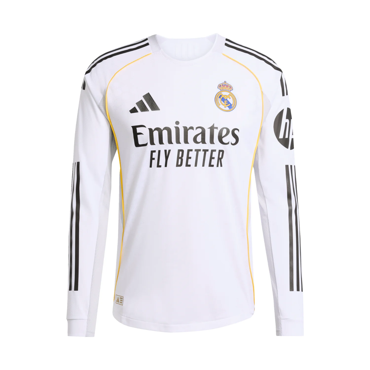Real Madrid Authentic L/S Home Shirt 25/26