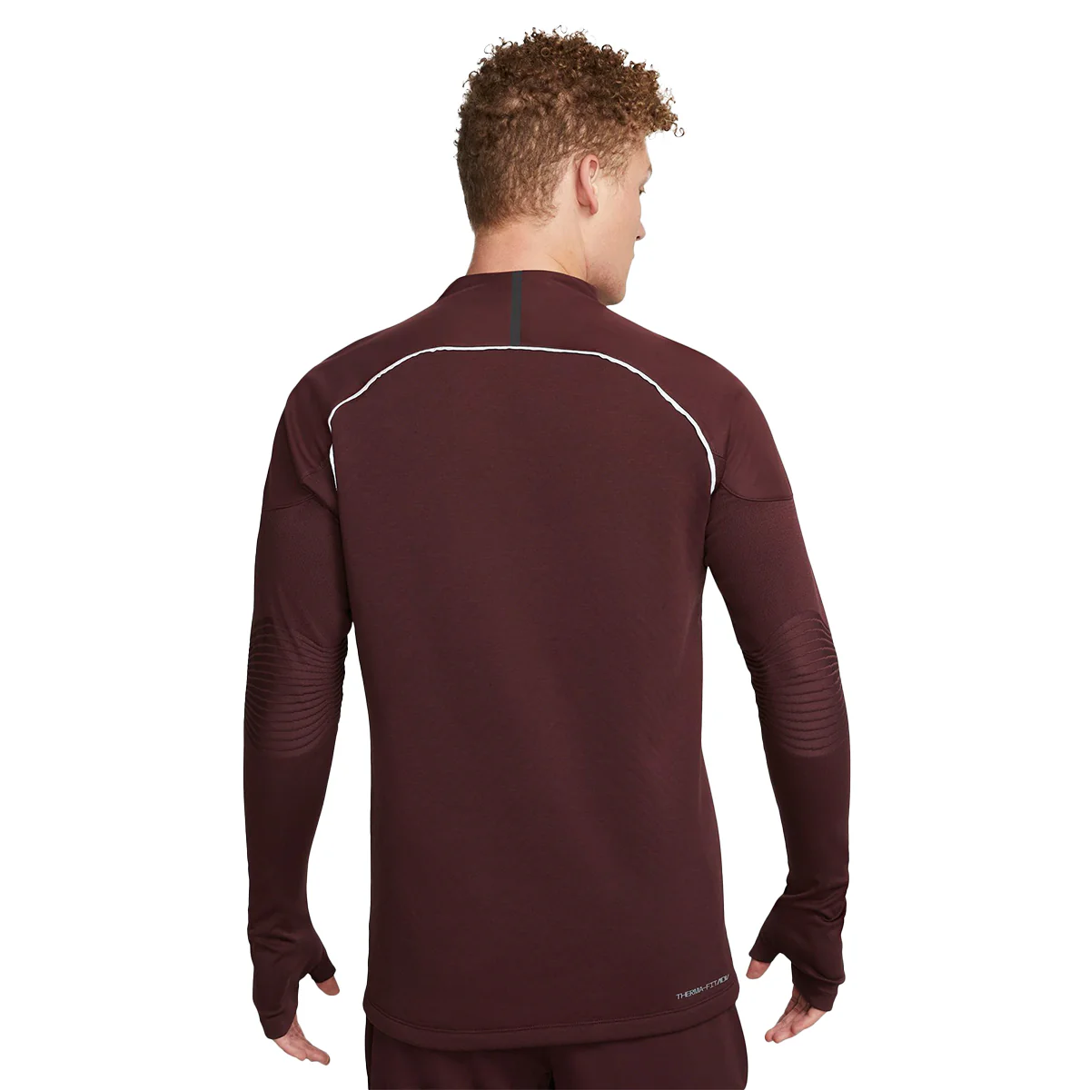 Strike Winter Warrior Drill Top - Burgundy Crush/Reflective Silver - Image 2