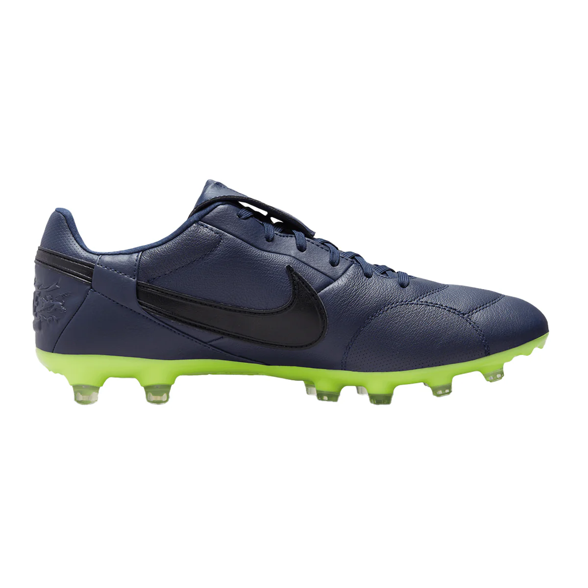 The Nike Premier III FG - Blackened Blue/Black/Volt - Image 2