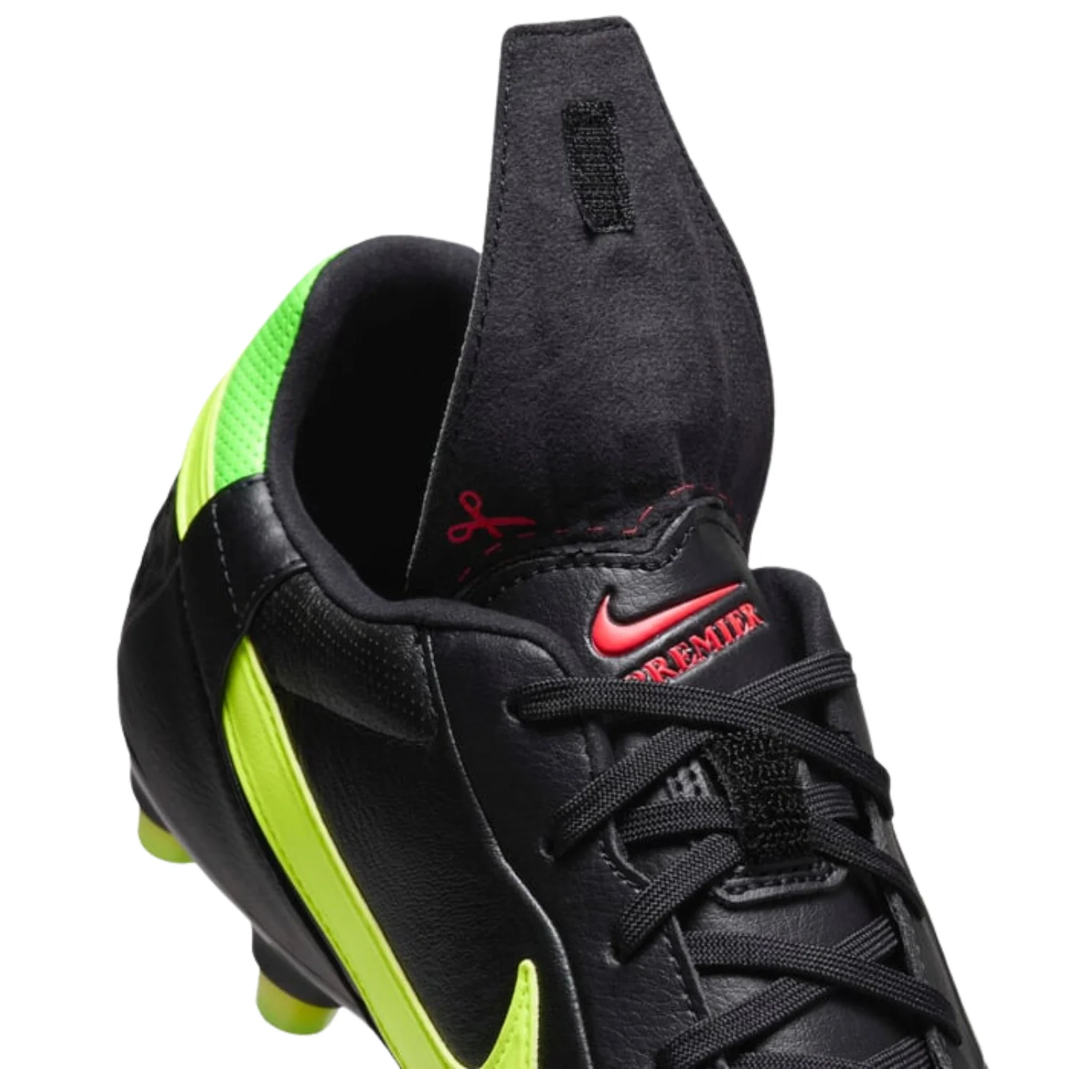 The Nike Premier III FG - Black/Green Strike/Bright Crimson/Volt - Image 4