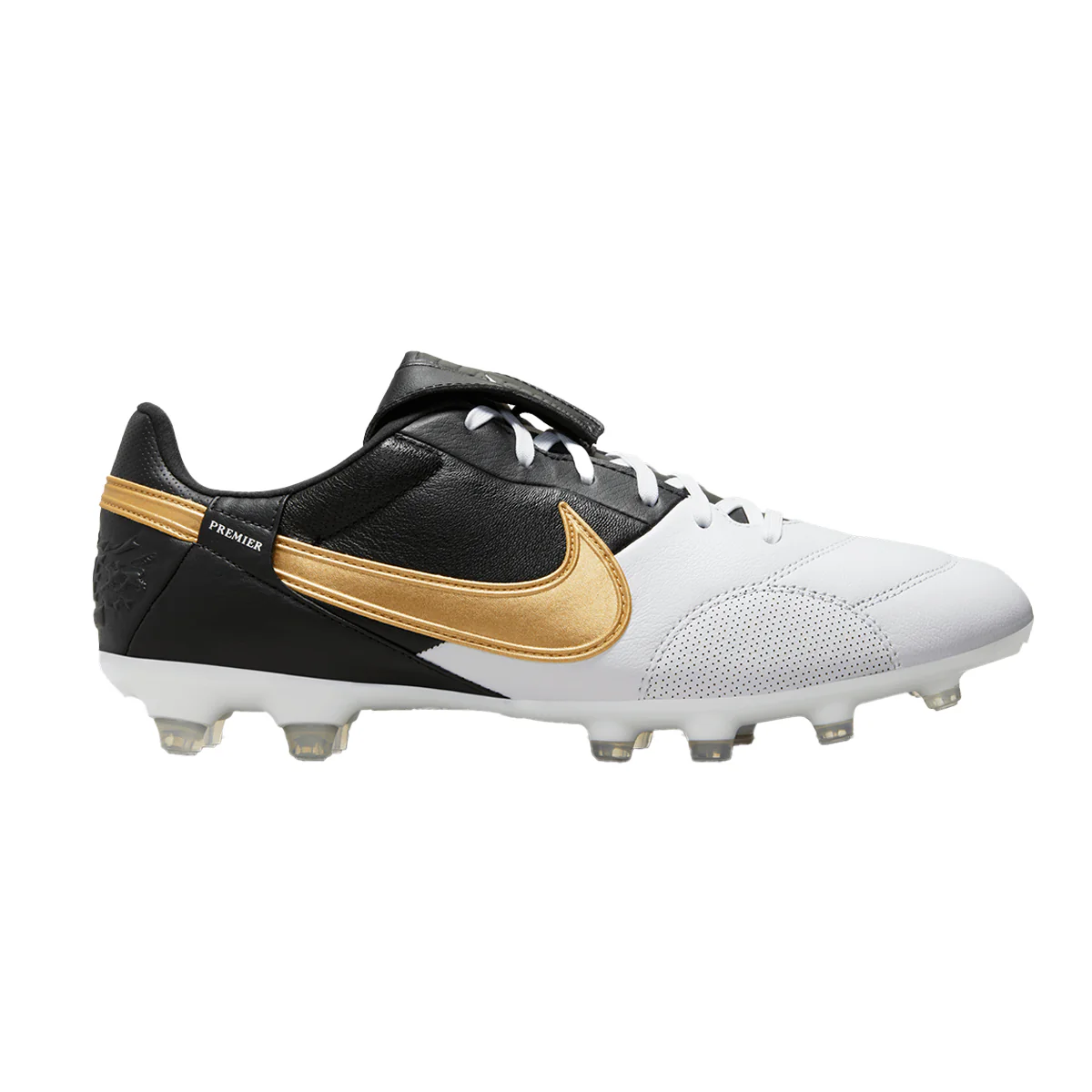 The Nike Premier III FG - White/Gold/Black - Image 2