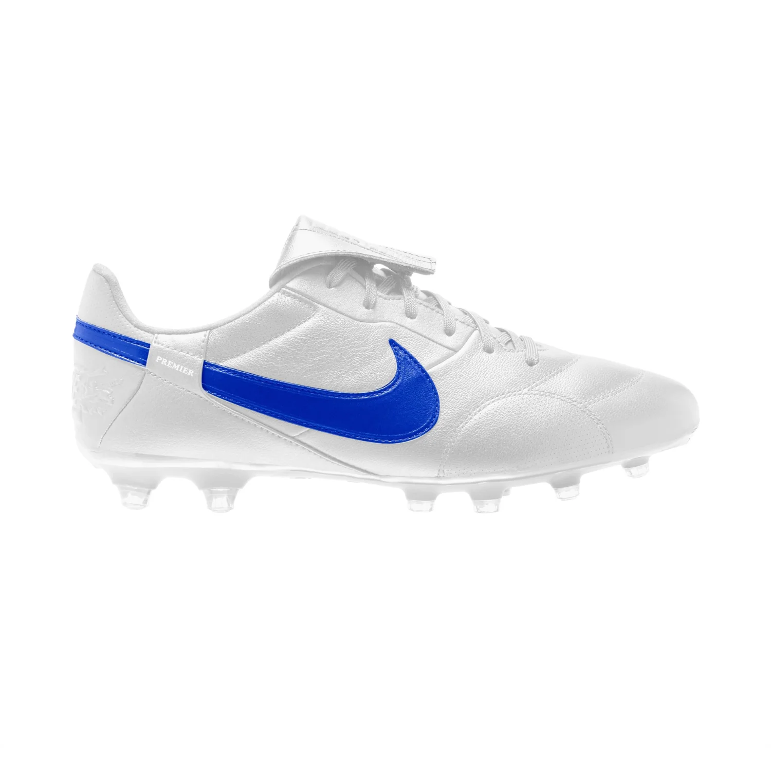 The Nike Premier III FG - White/Signal Blue