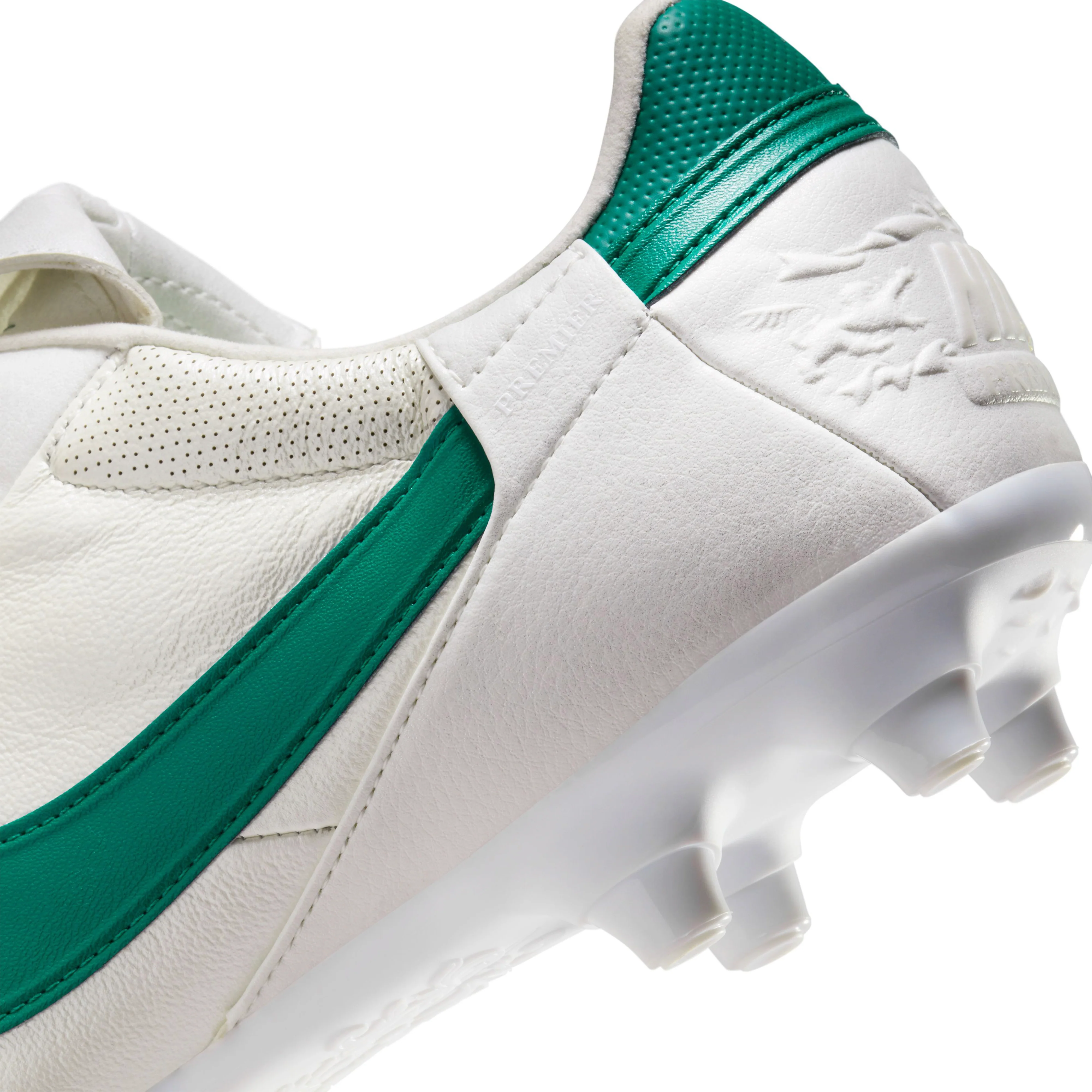 The Nike Premier III FG - Metallic Summit White/Mystic Green - Image 3