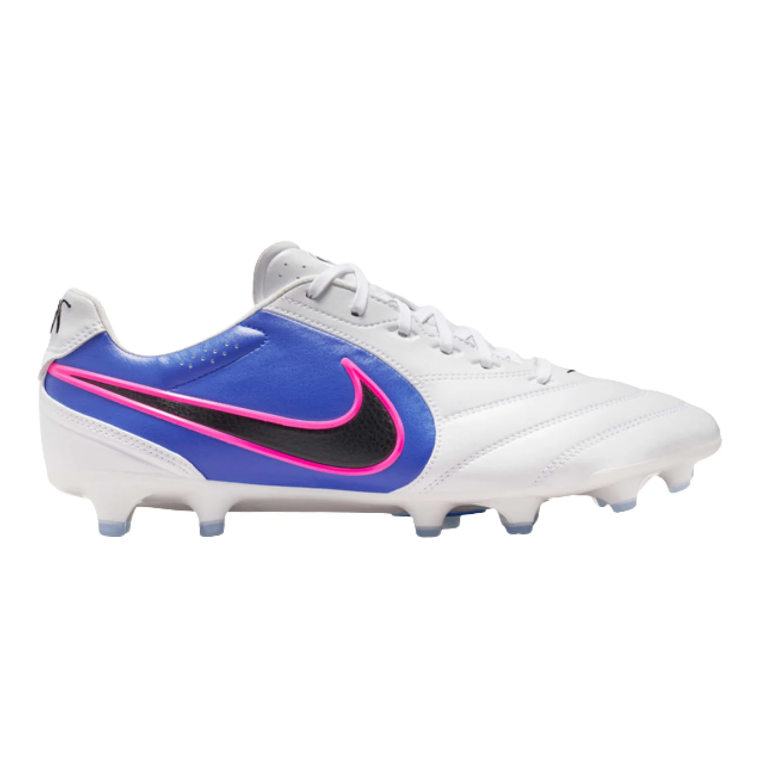 Tiempo Ligera Pro FG - White/Racer Blue/Pink Blast/Black