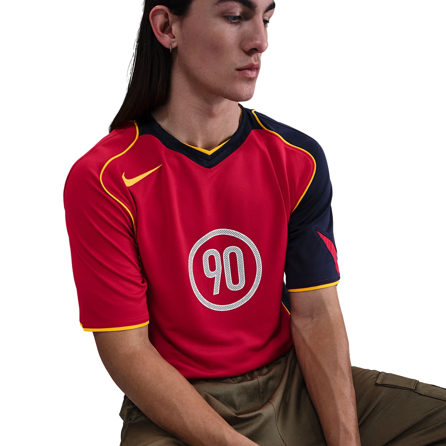 Total 90 Shirt - Gym Red/Midnight Navy/University Gold/University Gold - Image 3