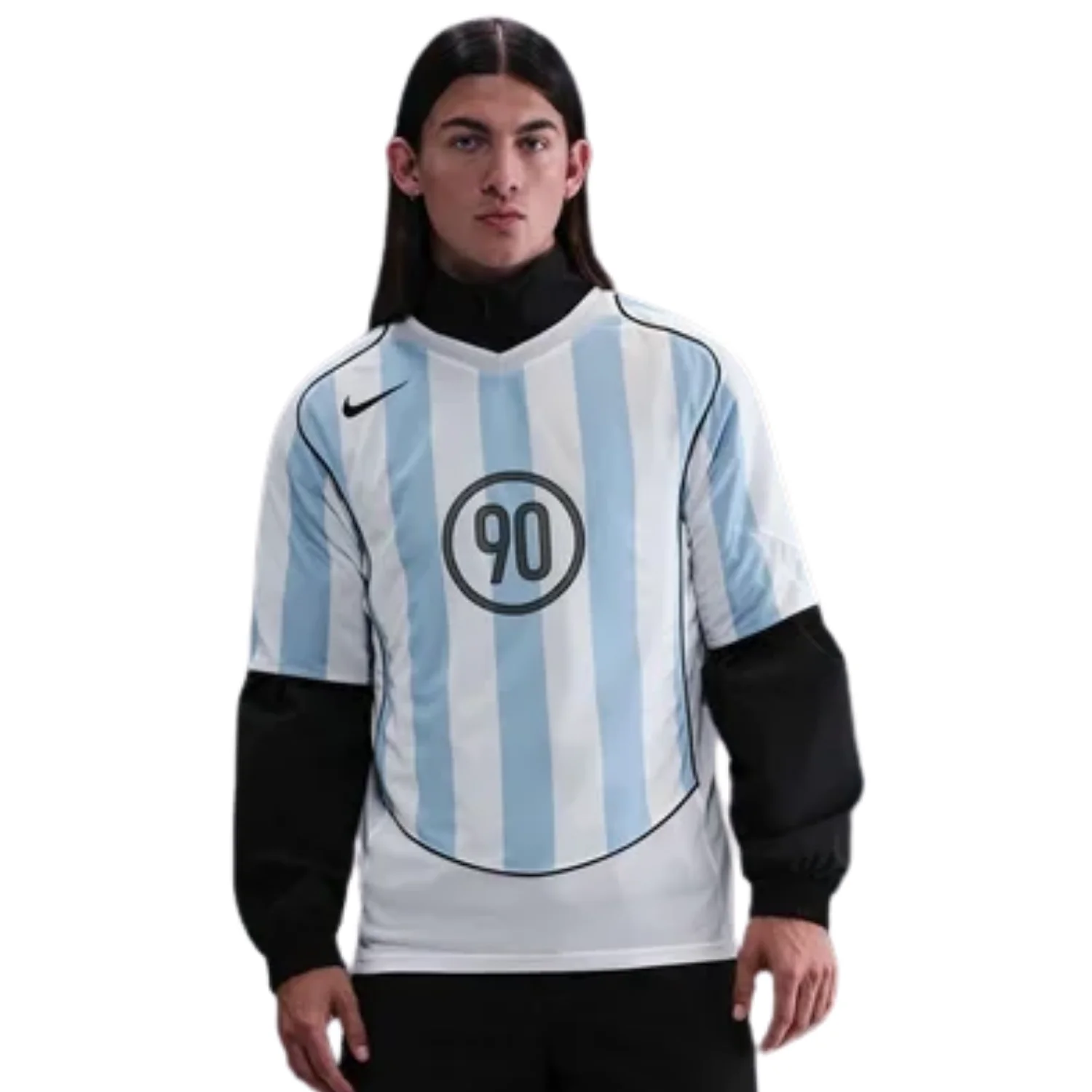 Total 90 Shirt - Psychic Blue/White/Black/Black - Image 3
