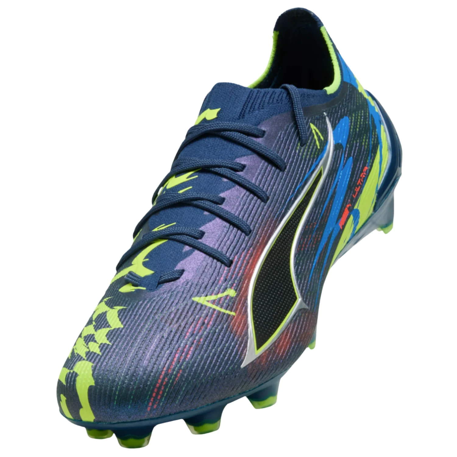 Ultra 6 Ultimate FG 'Dare To' - Persian Blue/PUMA Aged Silver/PUMA Black/Lime Squeeze - Image 3