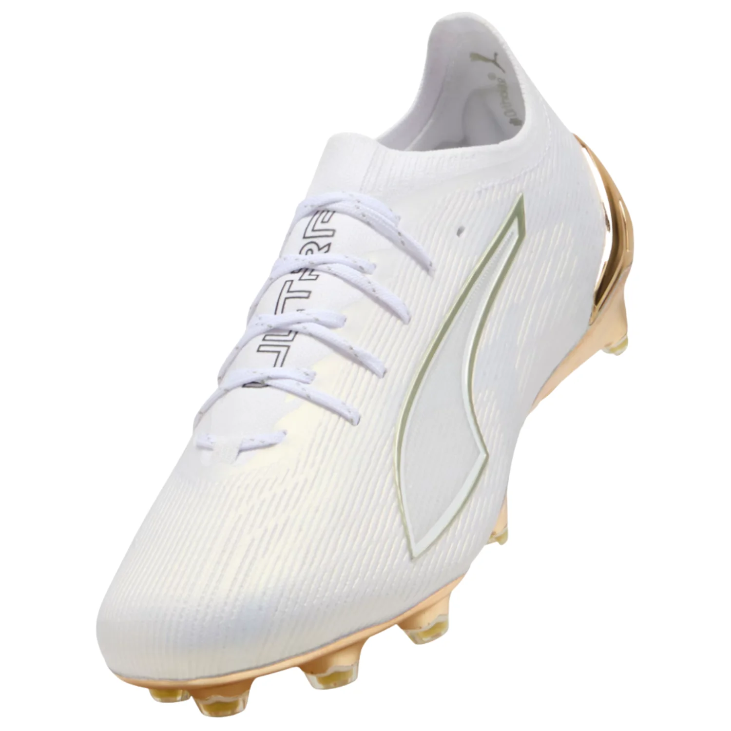 Ultra 6 Ultimate FG - PUMA White/Metallic Gold/PUMA Black - Image 3