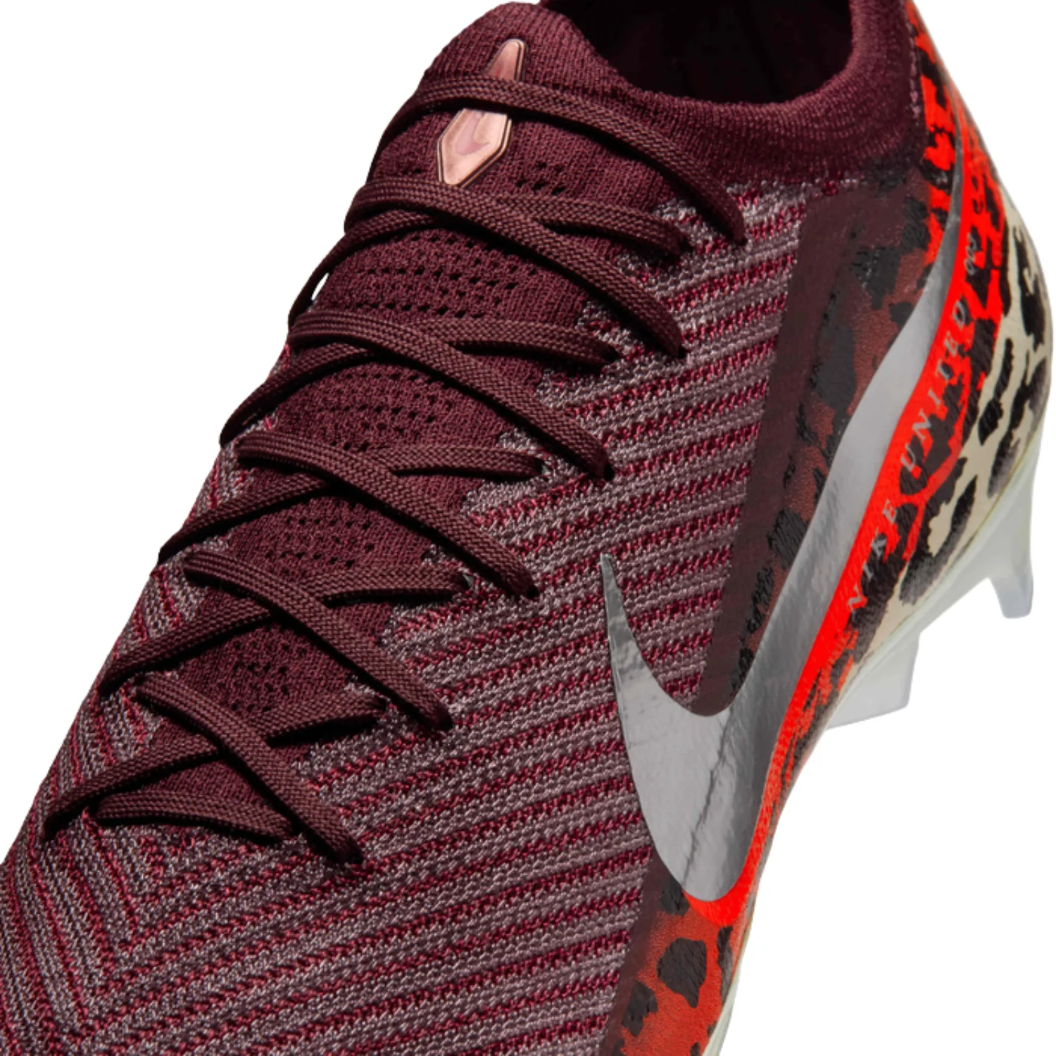Zoom Vapor 16 Elite FG NU 3 - Burgundy Crush/University Red/Fossil/Metallic Silver - Image 3